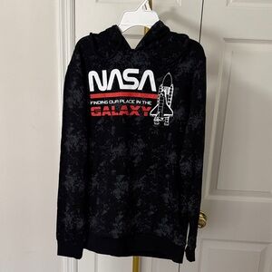 Hybrid Apparel Black NASA Graphic Hoodie